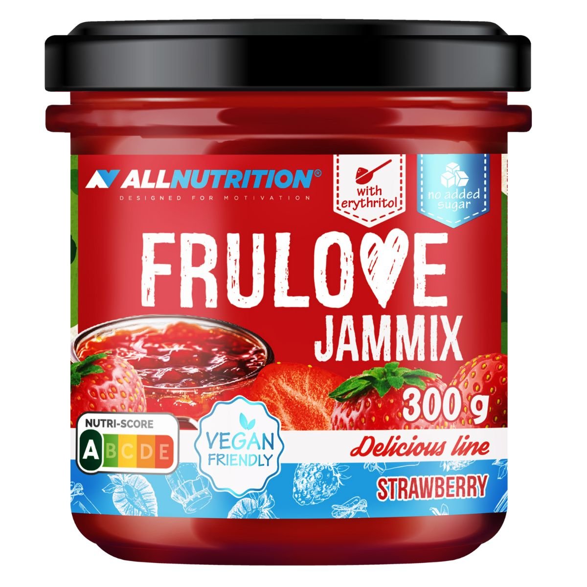 FRULOVE JAMMIX braškinis džemas 300g