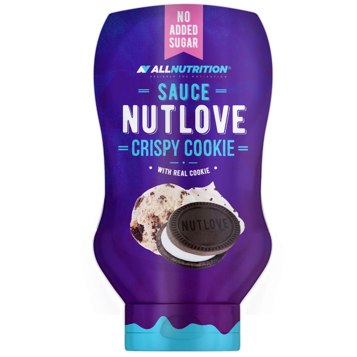 NUTLOVE grietinėlės padažas su traškiais sausainiais