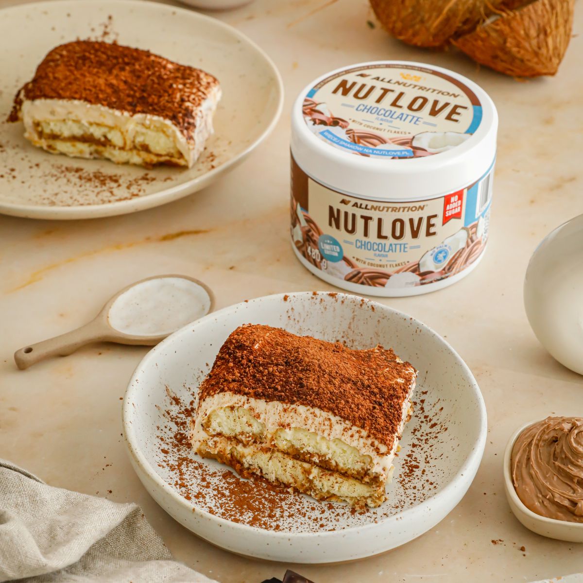 NUTLOVE riboto leidimo kavos ir šokolado kremas 480g