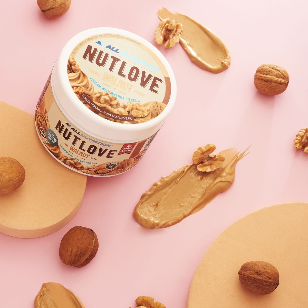 NUTLOVE riboto leidimo graikinių riešutų kremas 500g