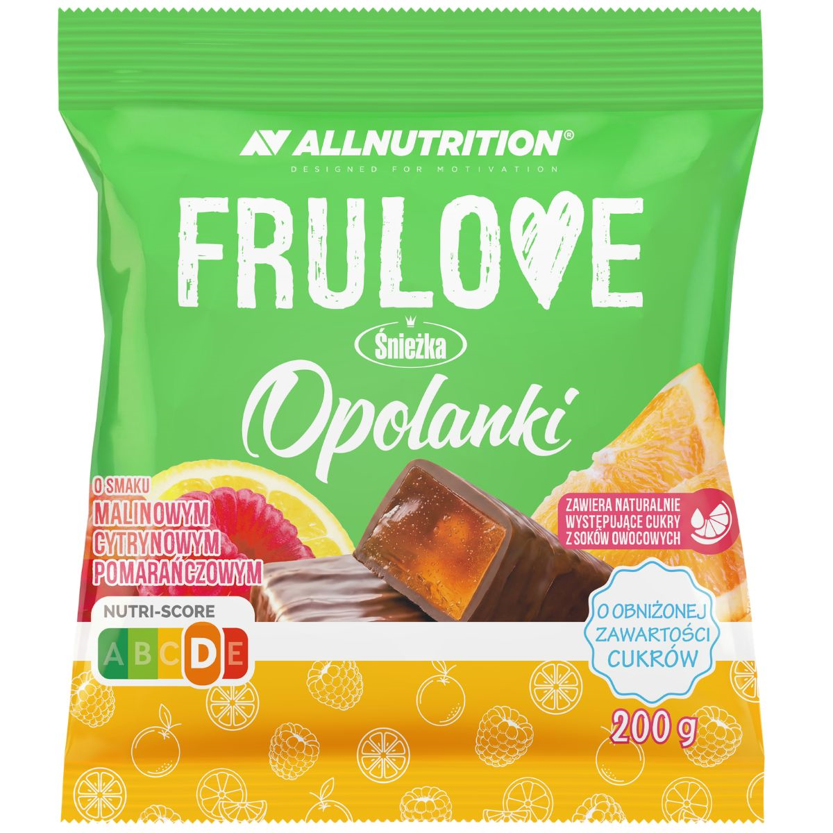 FRULOVE vaisiniai želė saldainiai 200g