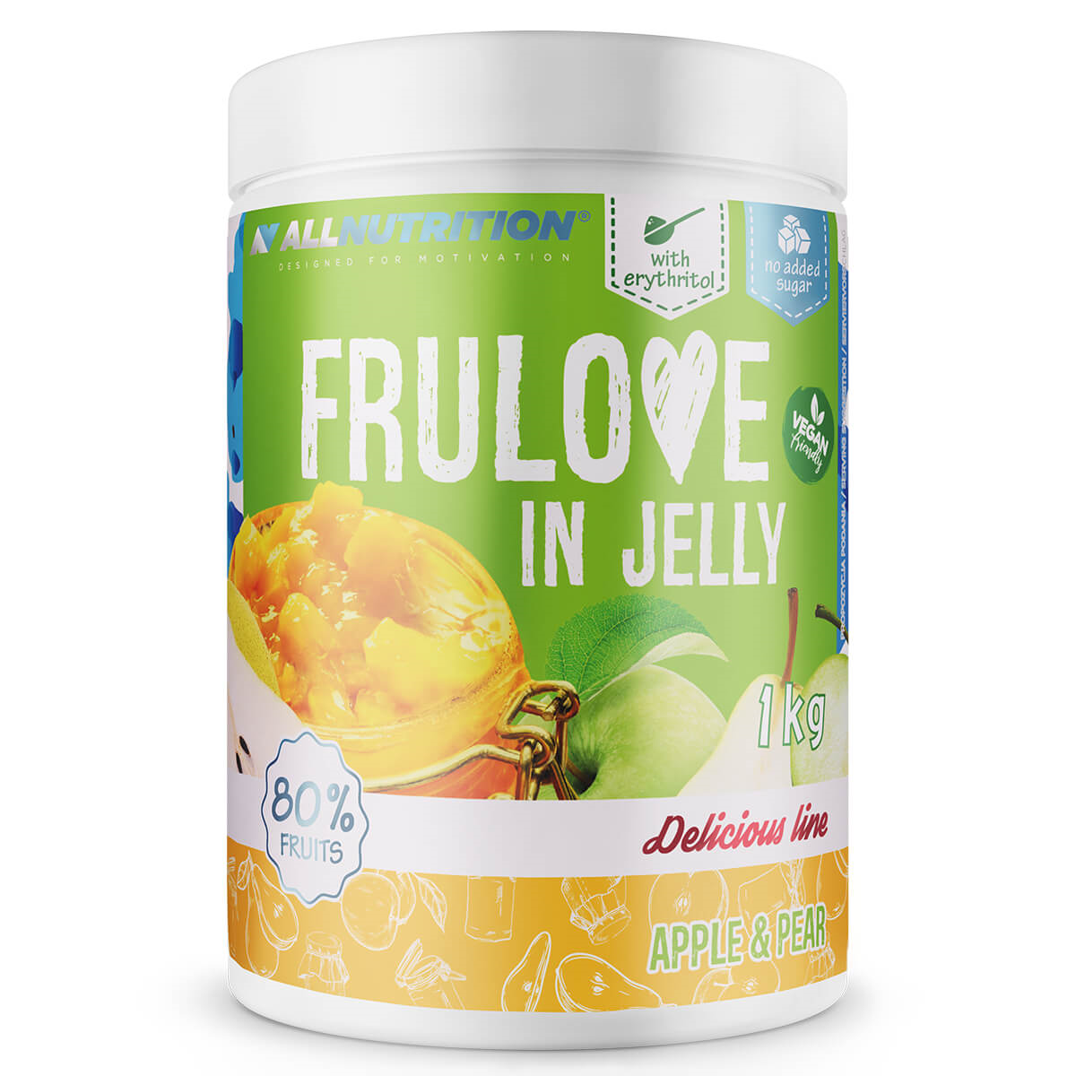 FRULOVE kriaušių ir obuolių uogienė (1000G)