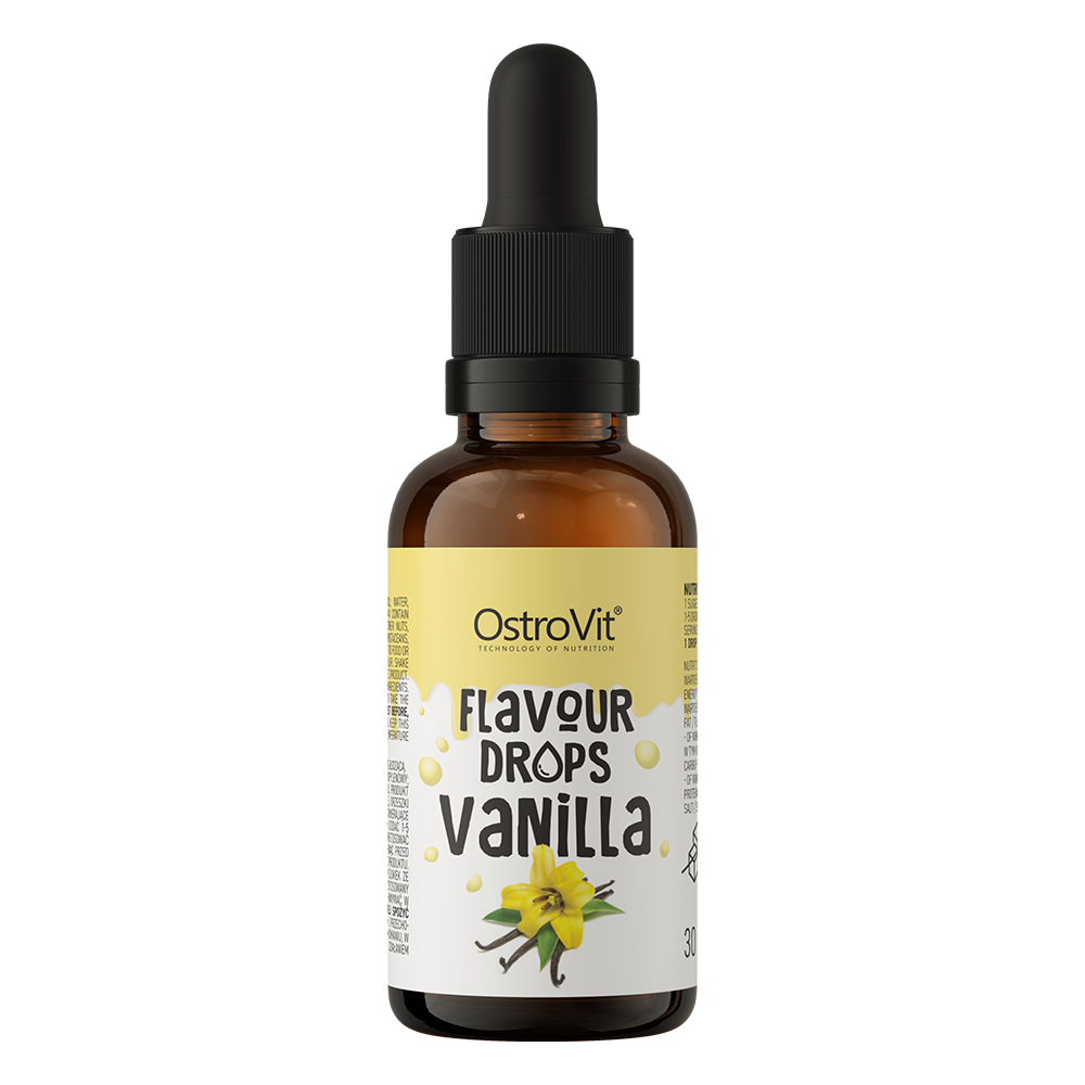 Ostrovit vaniliniai skonio lašai 30ml