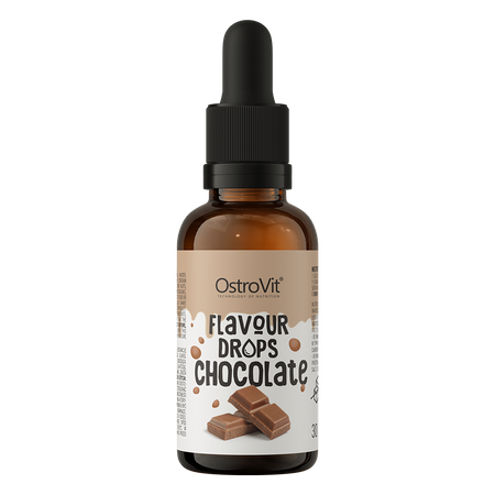 Ostrovit šokoladiniai skonio lašai 30ml