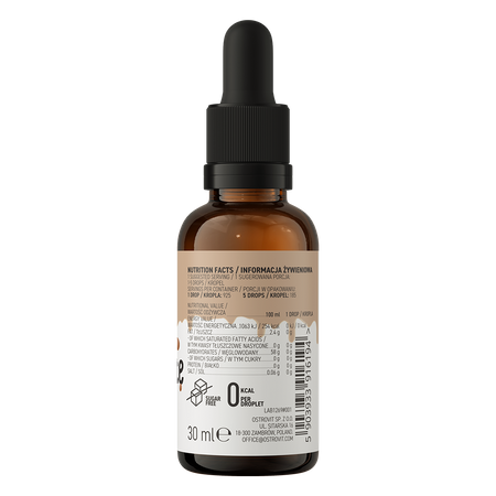 Ostrovit šokoladiniai skonio lašai 30ml