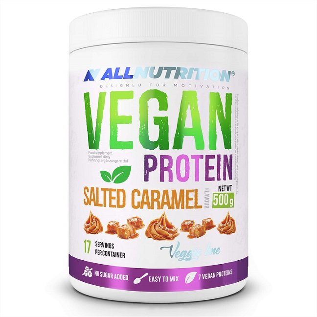 Vegan protein salted caramel 500g