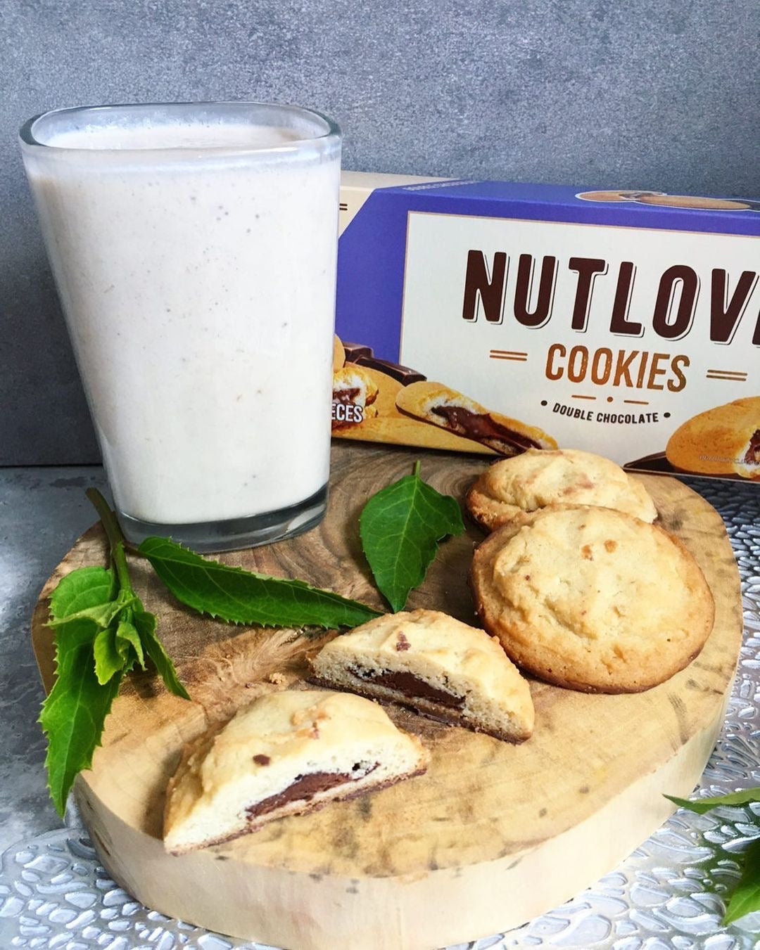 NUTLOVE sausainiai su šokolado įdaru