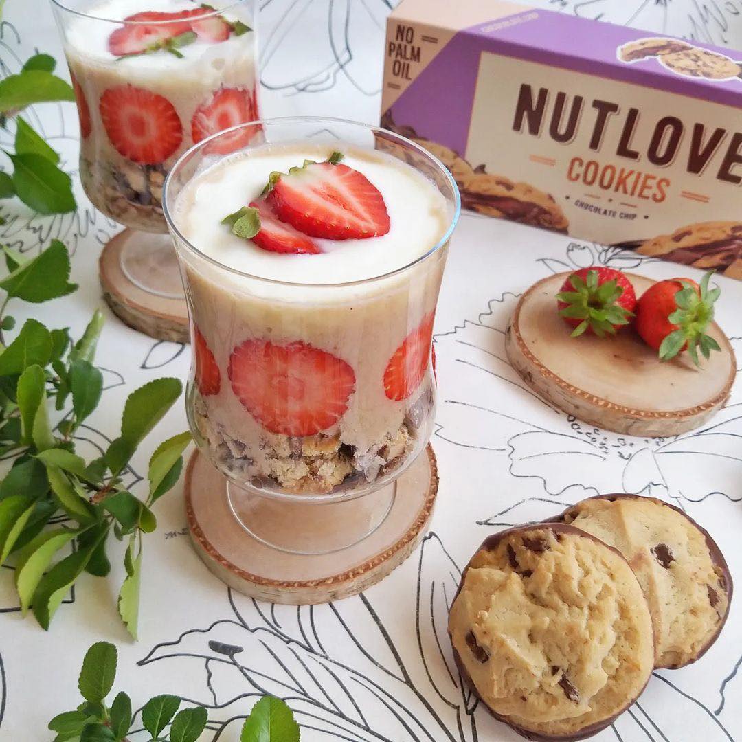 NUTLOVE sausainiai su šokolado gabaliukais