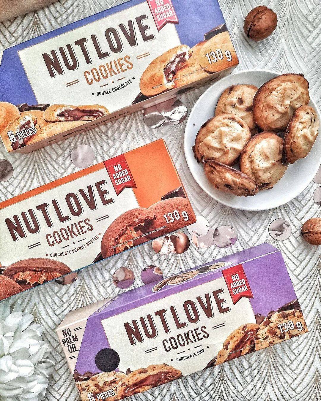 NUTLOVE sausainiai su riešutų sviestu