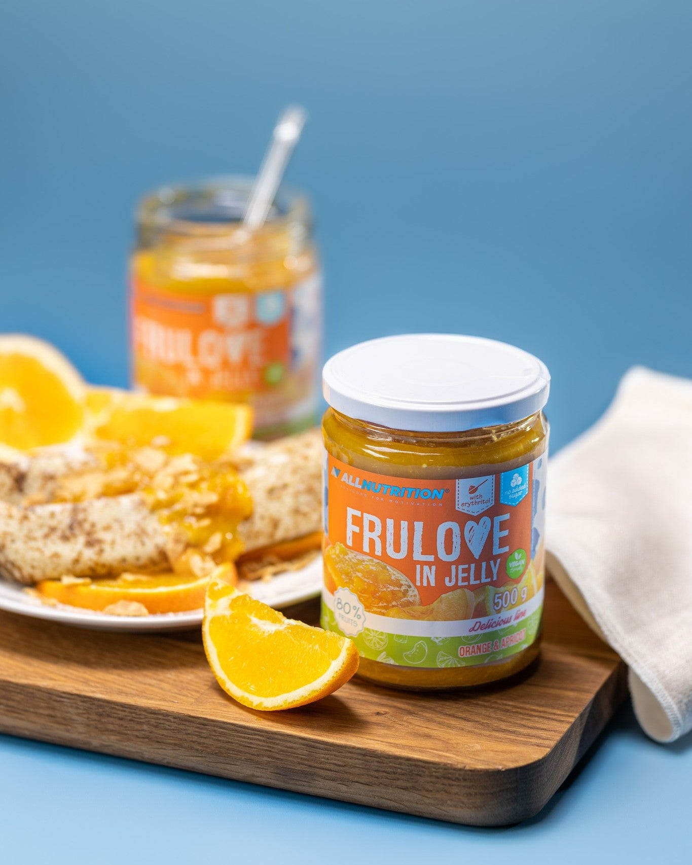 FRULOVE apelsinų ir abrikosų uogienė (500G)
