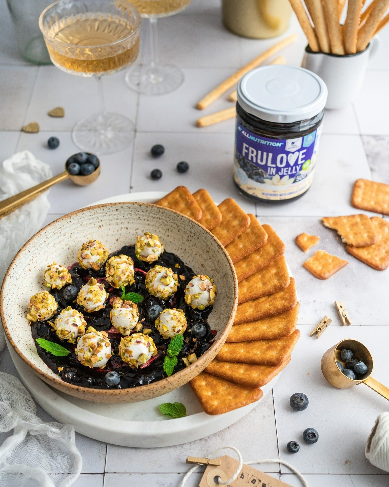 FRULOVE mėlynių uogienė be cukraus (500G)