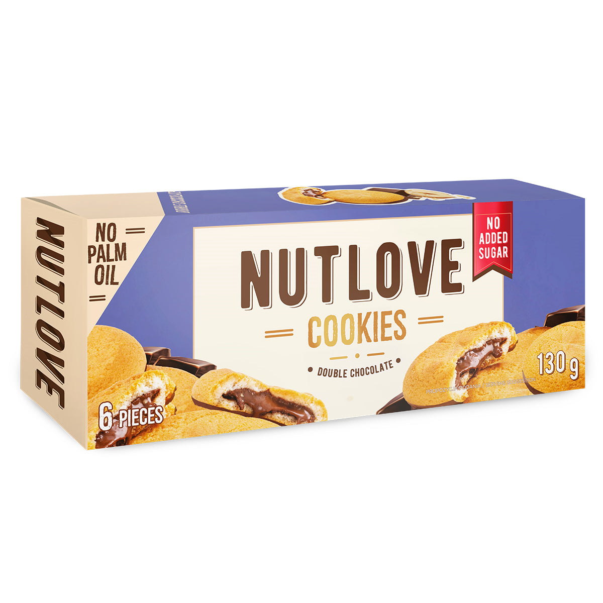 NUTLOVE sausainiai su šokolado įdaru