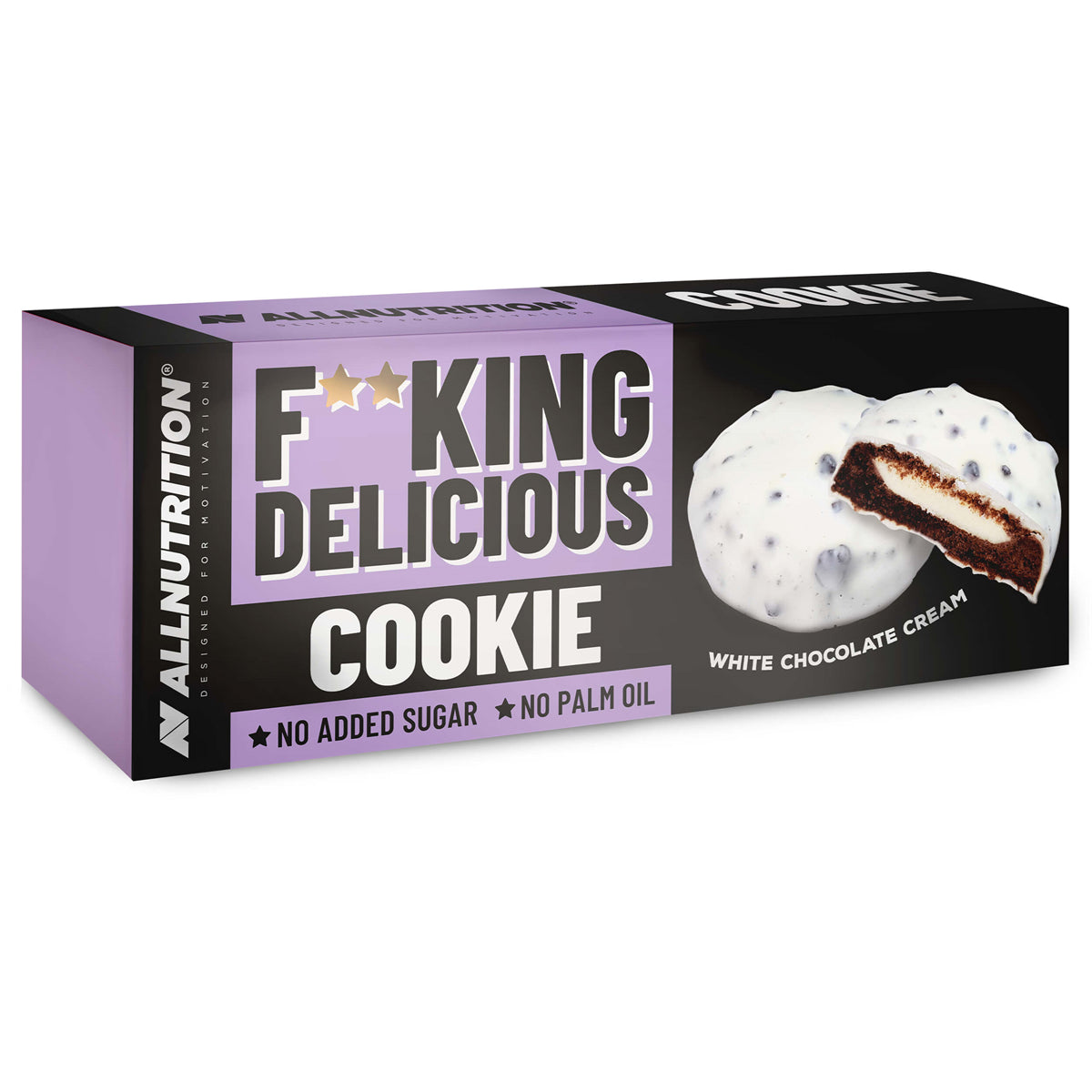 FITKING DELICIOUS šokoladiniai sausainiai su pienišku įdaru