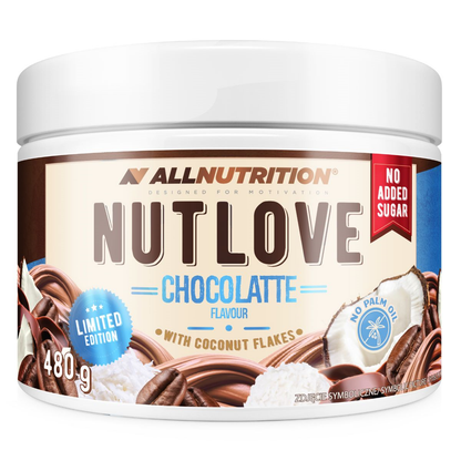 NUTLOVE riboto leidimo kavos ir šokolado kremas 480g