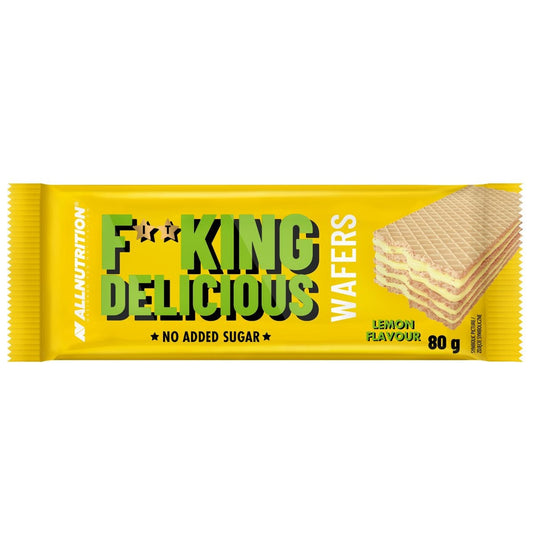 FITKING DELICIOUS vafliai su citrininiu įdaru 80g