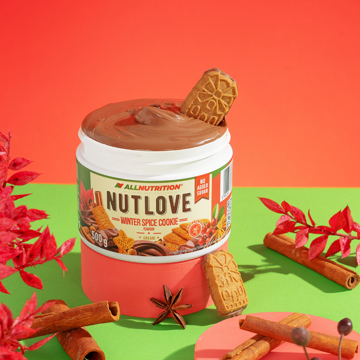 NUTLOVE žiemos prieskonių kremas su sausainiais 500g