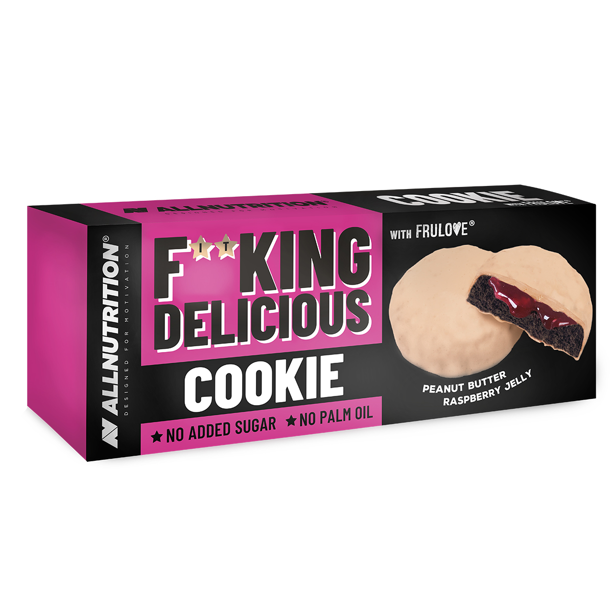FITKING DELICIOUS sausainiai su aviečių įdaru