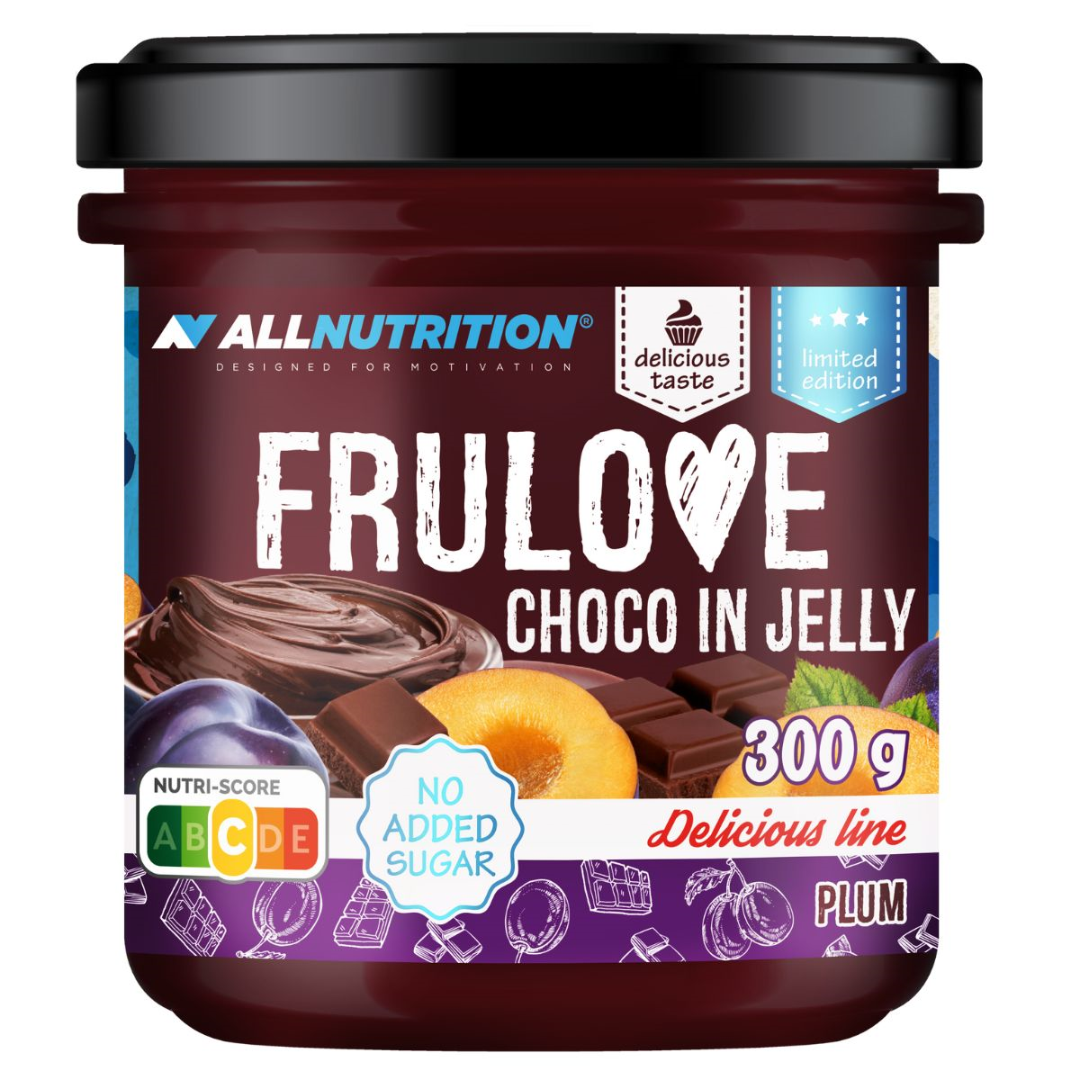 FRULOVE šokolado pagardas su slyvomis