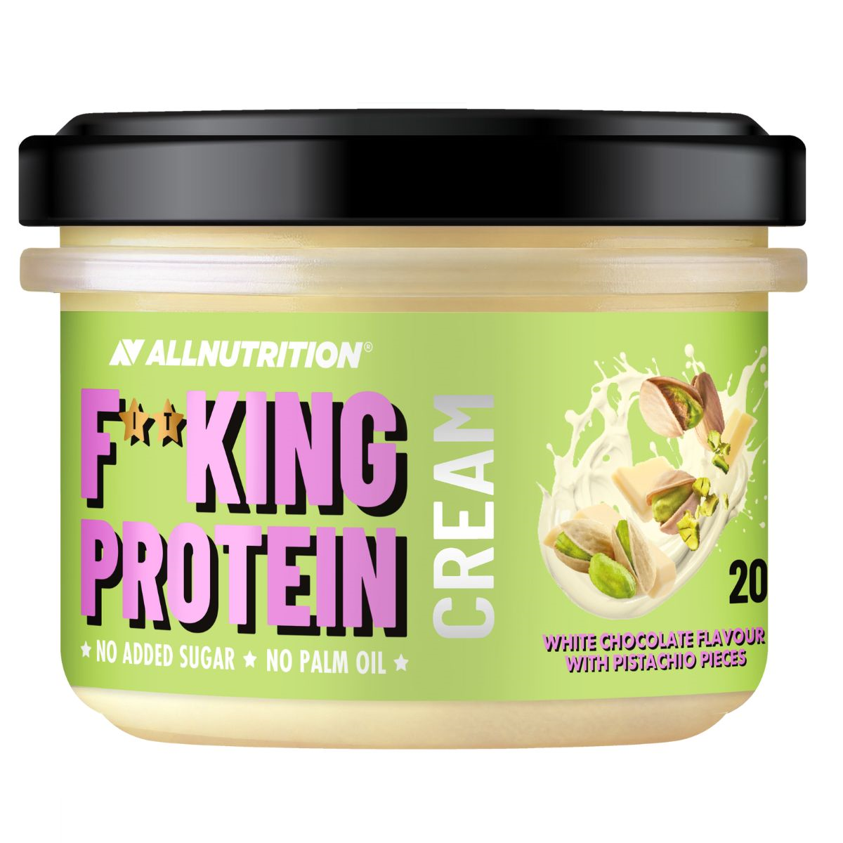 FITKING PROTEIN pistacijų ir baltojo šokolado baltyminis kremas 200g