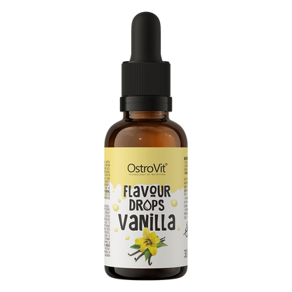 Ostrovit vaniliniai skonio lašai 30ml