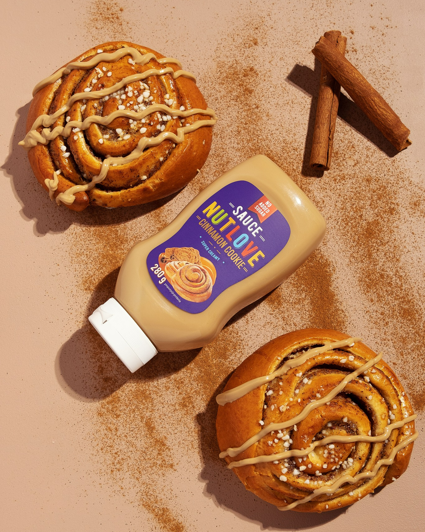 NUTLOVE cinamono skonio padažas
