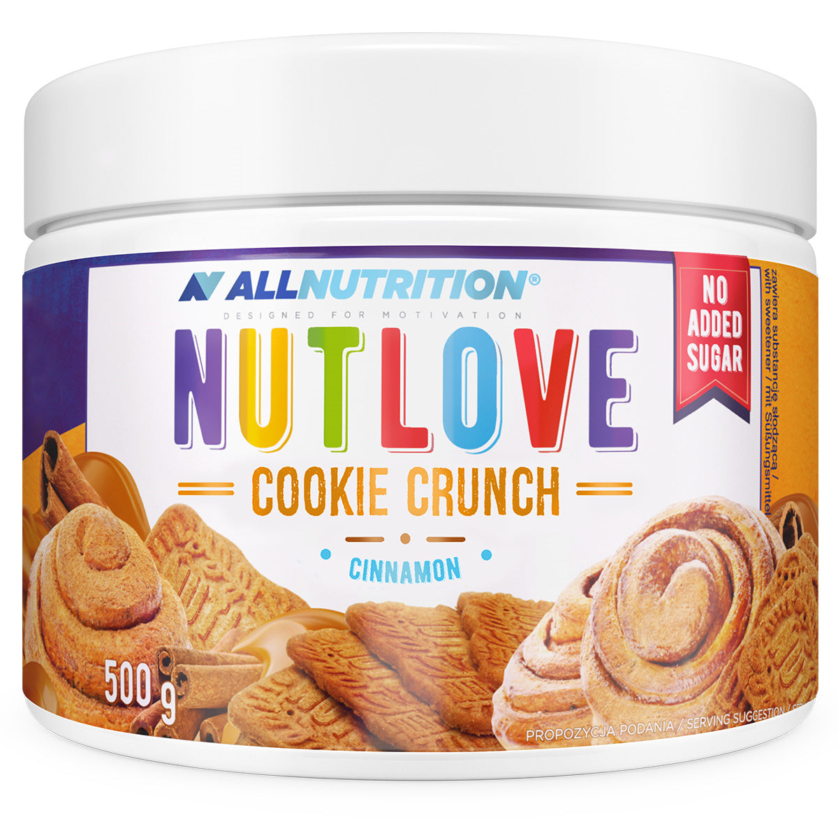 NUTLOVE pagardas su sausainiais ir cinamonu
